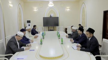 ناقش مفتي أوزبكستان وقازاقستان آفاق التعاون