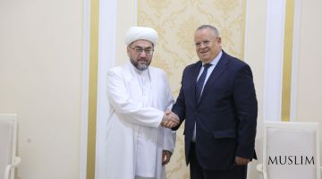 سماحة المفتي استقبل السفير الجزائري