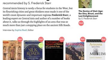 «Five Books»: Центральная Азия - гораздо больше, чем просто место остановки на древнем Шелковом пути