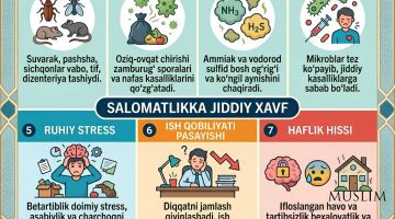 Uyda axlat to‘plashning zararlari