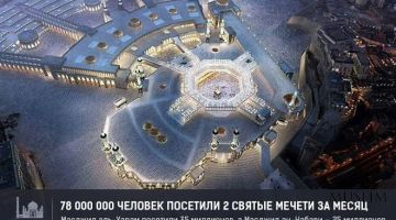 Более 78 миллионов человек посетили две святые мечети в Мекке и Медине