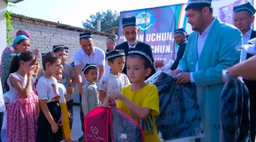 Sariosiyoda 210 nafar bolajonga bayramona sovg‘alar ulashildi