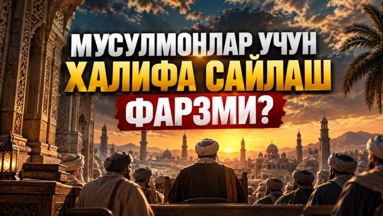 МУСУЛМОНЛАР УЧУН ХАЛИФА САЙЛАШ ФАРЗМИ?
