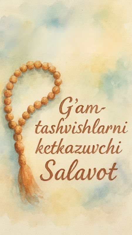 МУСИБАТЛАРИНГИЗНИ КЕТКАЗУВЧИ САЛАВОТНИ БИЛАСИЗМИ?