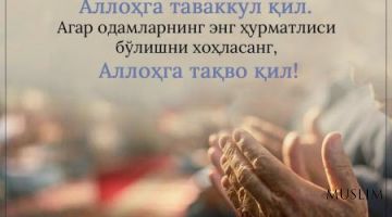 Таваккул қандай қилинади?