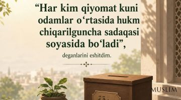 Садақаси соясида бўлади