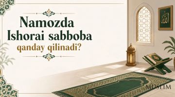 Ишораи саббоба қандай қилинади?