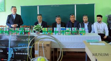 Наманган вилояти бош имом-хатиби илм масканида бўлди