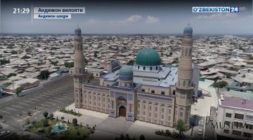 Andijon jome masjidining yangi binosi ochildi   (video)