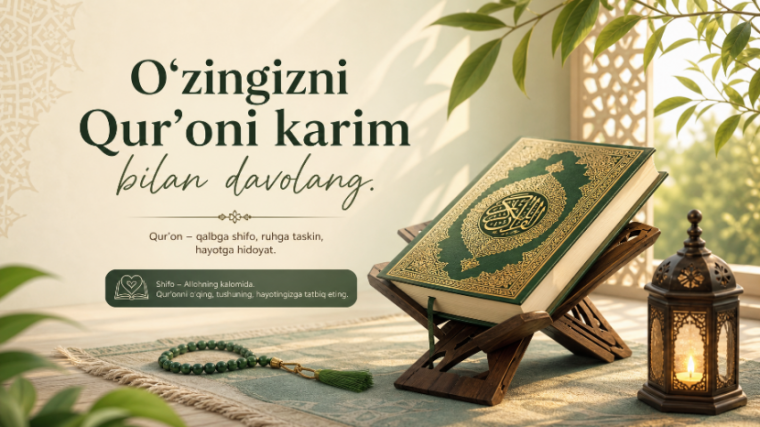 O‘zingizni Qur’oni karim bilan davolang