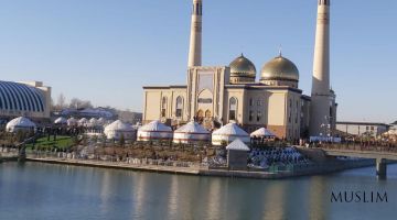 Qozog‘istondagi muhtasham masjid ochilish jarayoni (fotojamlanma)