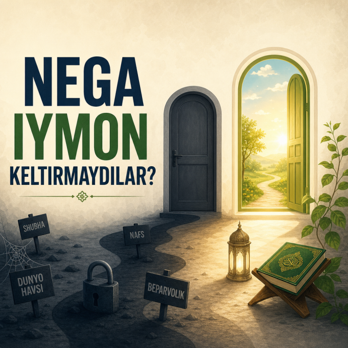 Nega iymon keltirmaydilar?