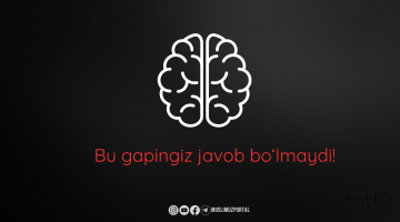 Бу гапингиз жавоб бўлмайди!