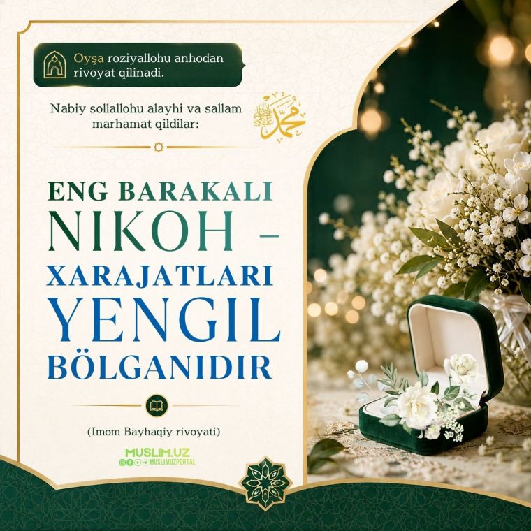 Har qanday isrof gunohdir