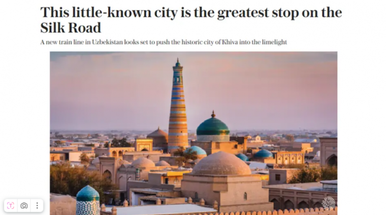 Газета «The Telegraph»: Исторические памятники Хивы – ничего подобного вы больше не найдете в исламском мире