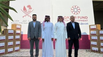 قطر تتبرع بمواد غذائية