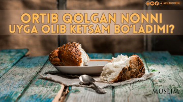 Ishxonada ortib qolgan oziq-ovqatlar