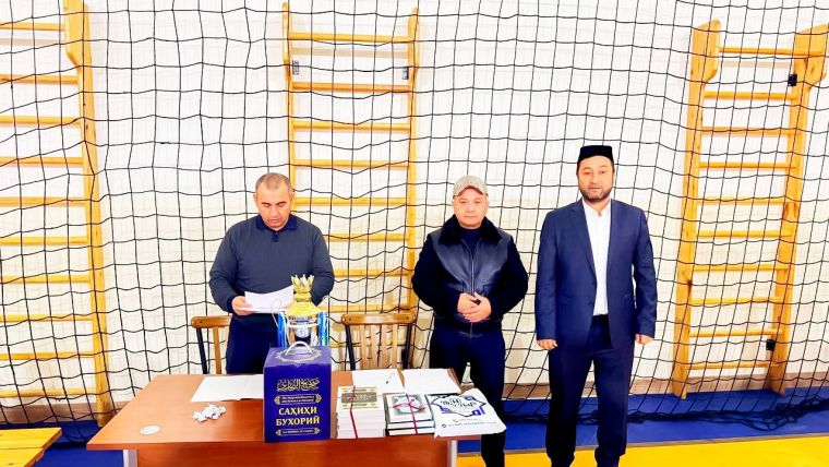 Бухоро вилоятида имом-хатиб ва имом ноиблар ўртасида стол тенниси мусобақаси ўтказилди
