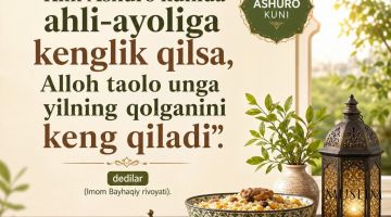Kim bugun ahli-ayoliga kenglik qilsa