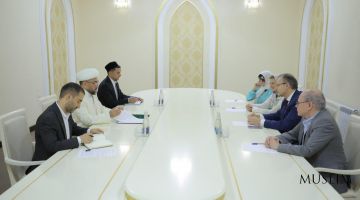 إستقبل سماحة المفتي زعيم المسلمين الفنلنديين