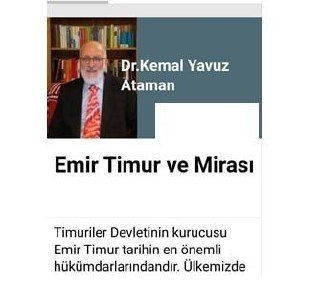 Турецкая газета «Янги Коня»: Амир Темур был хафизом Корана