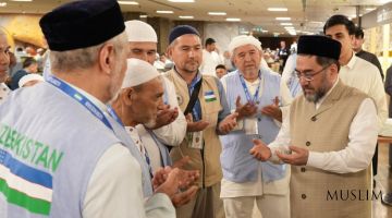 Muftiy hazrat ziyoratchilar bilan suhbatlashdilar
