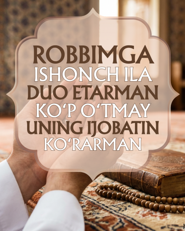 Аллоҳ сизга берган неъматларни ҳисоблаб кўринг