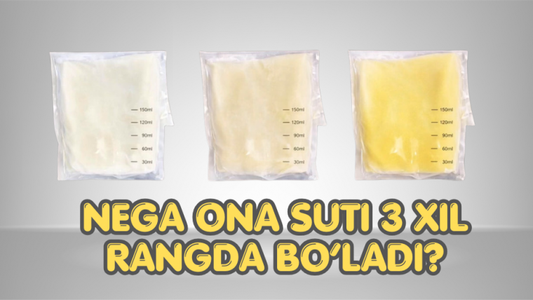 Nega ona suti 3 xil rangda bo‘ladi?