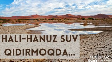 Ҳали-ҳануз сув қидирмоқда…