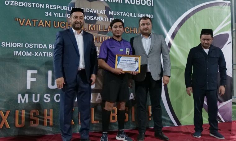 Buxoroda diniy soha vakillari o‘rtasida futbol musobaqasi o‘tkazildi