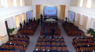 ألقى سماحة الشيخ المفتي عثمان خان عليموف رئيس إدارة مسلمي أوزبكستان كلمة في مؤتمر رجال الدين في الجمهورية تحت عنوان 