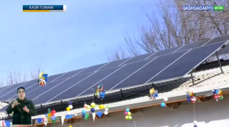 Ta’lim dargohlariga “yashil” energiya va smart texnologiyalar taqdim etildi