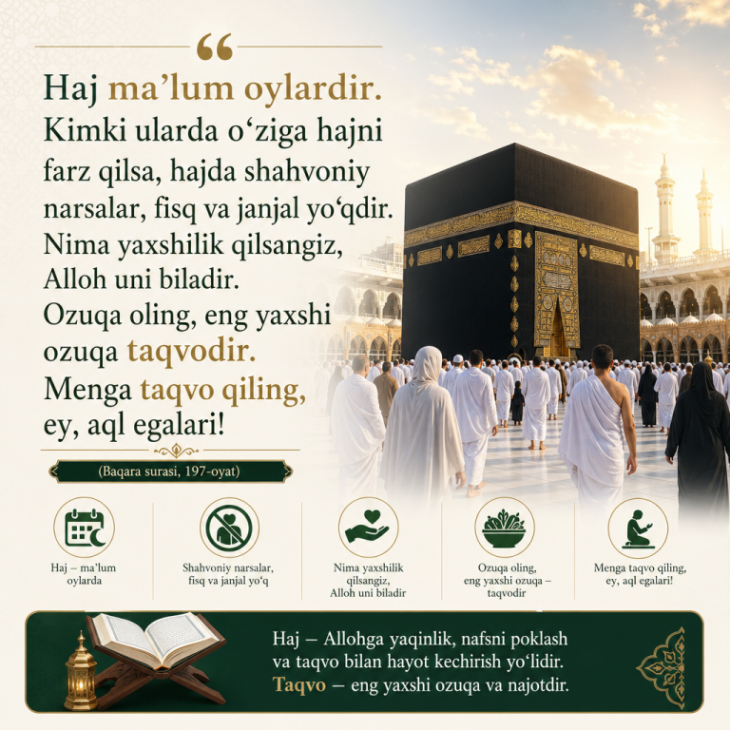 Taqvo - eng yaxshi ozuqa