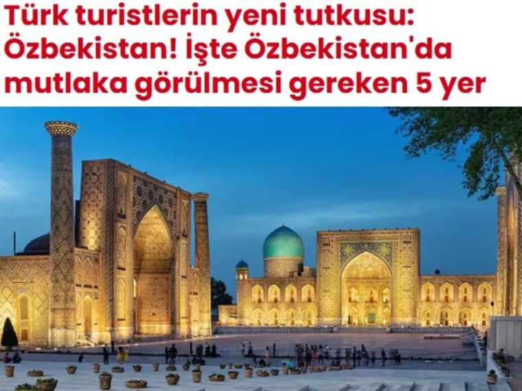 «Akşam»: Бухара - один из важнейших центров исламской цивилизации