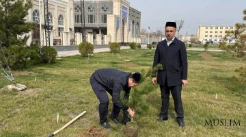 Рамазон ҳайити арафасида масжид ва зиёратгоҳлар обoд этилди (фотолавҳа)