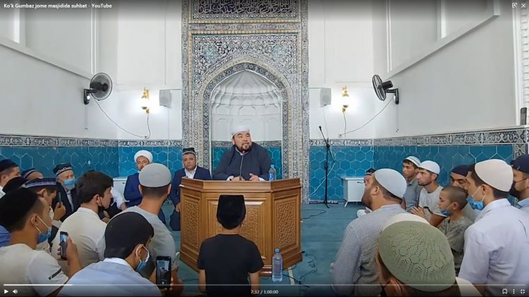 Onlayn: Shayx Alijon qori Fayzulloh Maxdum o'g'lining Qarshi shahri “Ko'k gumbaz” jome masjididagi go'zal qiroat va ma'rifiy suhbatlaridan bahra oling: