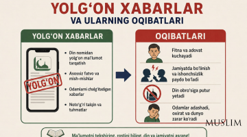 Diniy mazmundagi yolg‘on xabarlar va ularning oqibatlari