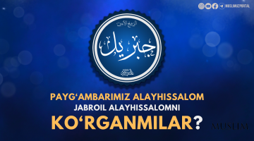 Payg‘ambarimiz alayhissalom Jabroil alayhissalomni asl holida ko‘rganmilar?