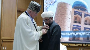 حصل سماحة المفتي على وسام 