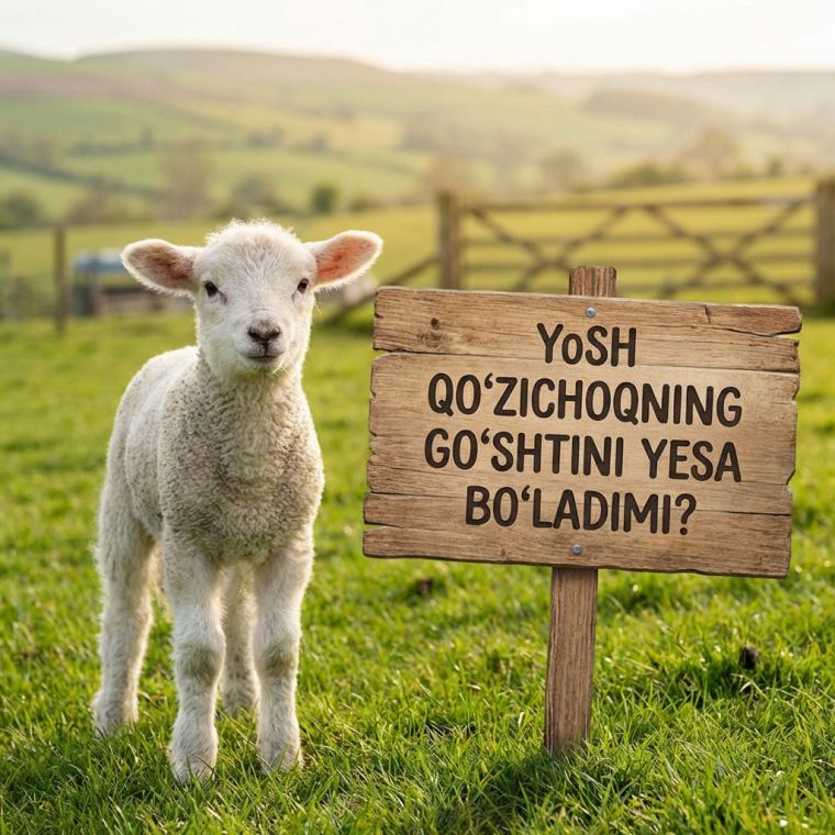 Yosh qo‘zichoqning go‘shtini yesa bo‘ladimi?