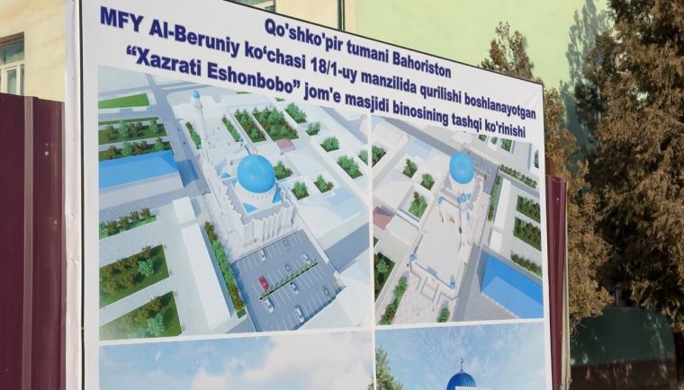 Xorazmda yana bir masjidni qayta qurish boshlandi (foto+)