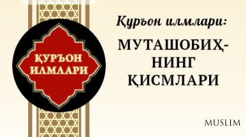 Qur'on ilmlari: MUTAShOBIH­NING QISMLARI
