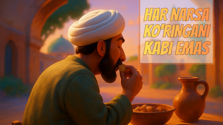 Har narsa ko‘ringani kabi emas