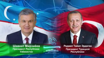 Президент Узбекистана и Президент Турции по телефону обменялись искренними поздравлениями в связи со священным праздником Рамазан хайит