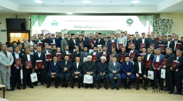 Malaka oshirgan muazzinlarga ijozat shahodatnomasi topshirildi