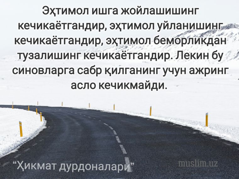 Нишонга урилган гаплар: “Инсонлар сендан узоқлашиб кетсалар ҳам рост гапиришдан қўрқма!”