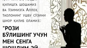 Ойлар султони – Рамазон (Танловга)