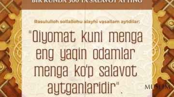 Eng ko‘p salavot aytganlar