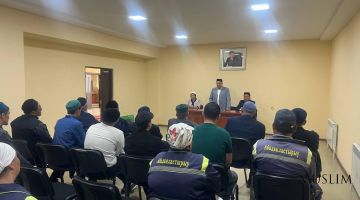 قام رئيس إدارة القاضيات لمسلمي قاراقالباغستان بزيارة للمنطقة الحدودية