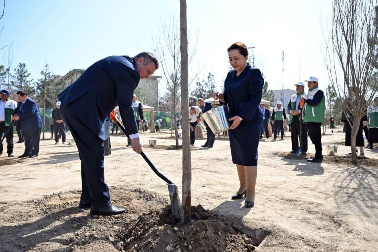 Bektemir tumanida yana bir bog‘ paydo bo‘ldi